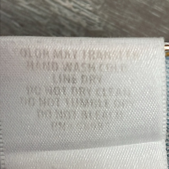 NWT Carmar Beatrice Pearl Side Trim Zip Front Distressed Denim Jean Skirt 28 - Picture 15 of 16